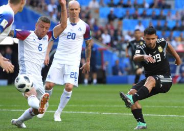 Argentina no puede con Islandia