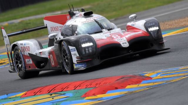 Fernando Alonso durante su último relevo en las 24 Horas de Le Mans.