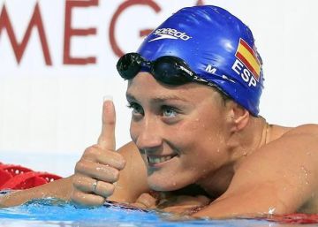 Una afeblida Mireia Belmonte es penja l’or en 200m estils