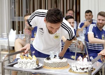 Messi, cumpleaños en el polvorín