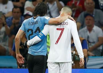Uruguay y Cavani le hacen las maletas a Cristiano