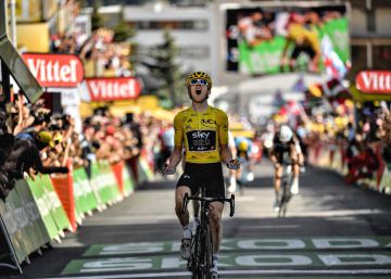 Geraint Thomas conquista Alpe d’Huez