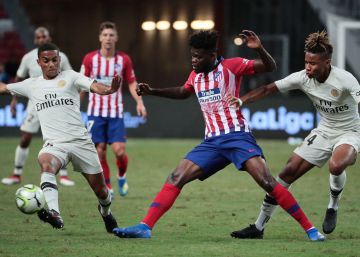 Los jóvenes del PSG superan a un Atlético de Madrid sin puntería