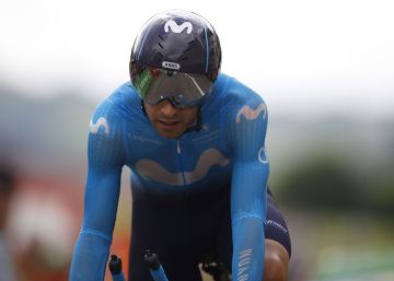 Mikel Landa, duda para la Vuelta tras una caída en San Sebastián