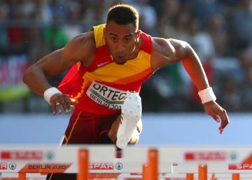 Orlando Ortega, bronce en los 110m vallas
