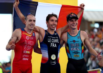 Alarza, subcampeón de Europa de triatlón