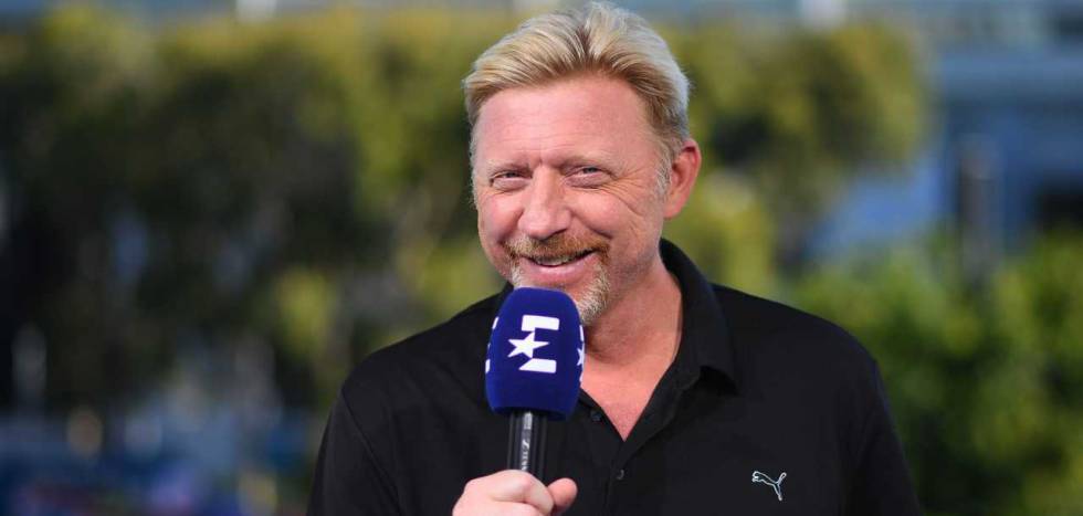 Boris Becker, analista para el canal Eurosport.