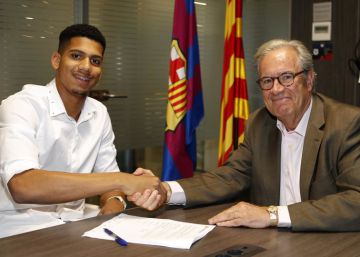 Ronald Araujo, un central per al filial del Barça amb 100 milions de clàusula