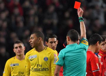 La liga francesa suspende a Mbappé tres partidos tras agredir a un rival