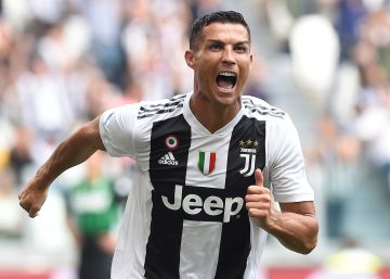 Cristiano ya marca con la Juventus