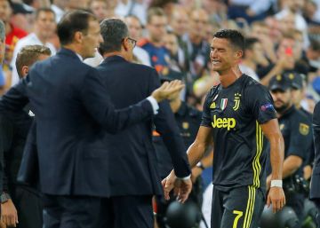 Cristiano Ronaldo, expulsado con roja directa en su estreno en la Champions con la Juve