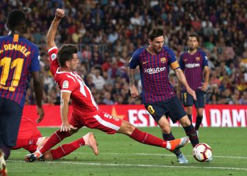 El Barcelona s’encalla davant del Girona en el Camp Nou