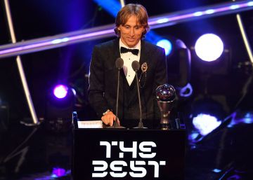 Luka Modric gana el Premio The Best 2018 con el 29,05% de los votos