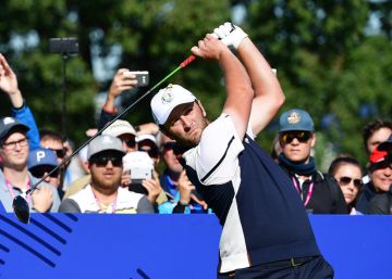 Jon Rahm vuelve a ser un niño en la Ryder Cup