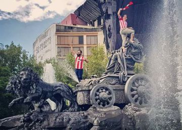 Cuando la Cibeles se viste de blanco o de rojiblanco