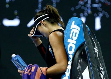 Muguruza, adiós a Singapur