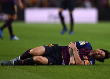 Messi es lesiona a una setmana del Clàssic