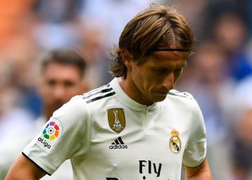 Desánimo en el vestuario del Madrid