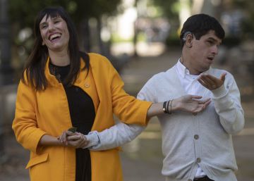 El triatleta sordociego