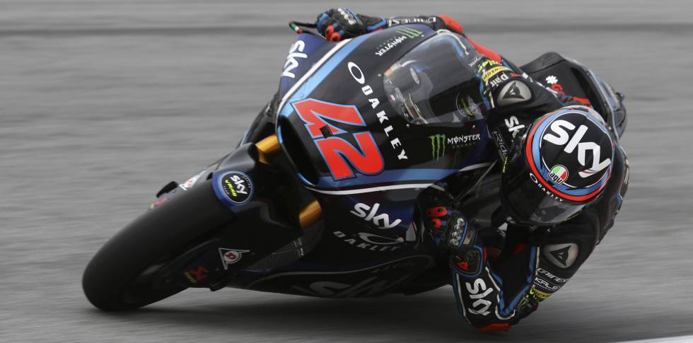 Pecco Bagnaia, en Malasia.