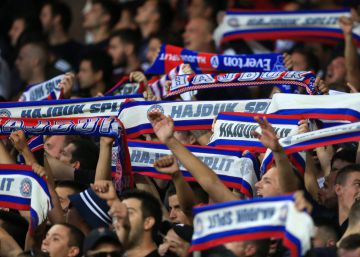 Hajduk Split, del antifascismo a una esvástica en el césped