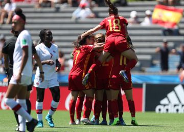 España golea a Canadá 5-0 y pasa primera de grupo a cuartos del Mundial