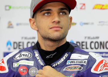 Jorge Martín se rompe en su primer entrenamiento con la Moto2