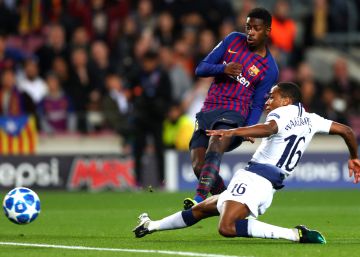 Dembélé despierta en el Camp Nou