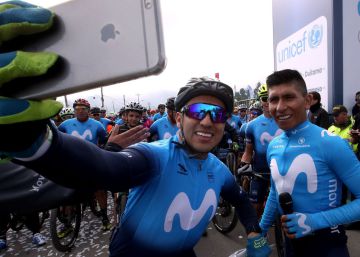 La M de Movistar seguirá en el pelotón ciclista al menos tres años más