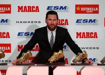 Messi rep la seva cinquena Bota d’Or