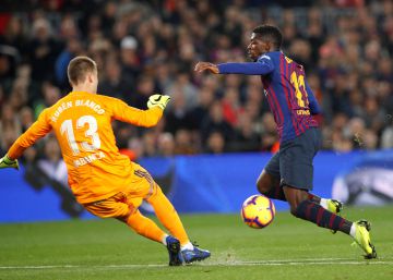 El Barcelona guanya el Celta amb gols de Dembélé i Messi