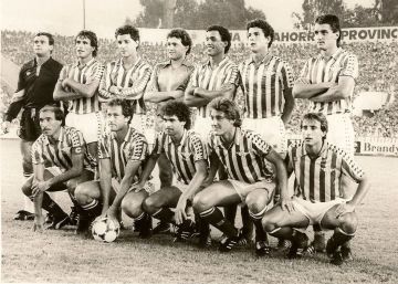 Gordillo debuta en el Madrid y posa con el Betis
