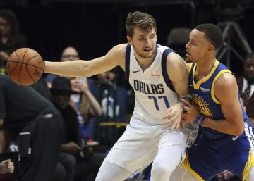 Stephen Curry se dispara con 48 puntos para contener a Doncic