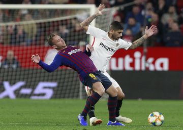 El Sevilla derrota al Barcelona en la Copa del Rey