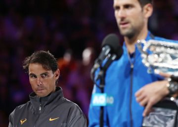 Por um dia, Djokovic se agigantou contra Nadal