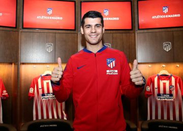 Morata, presentado con el Atlético
