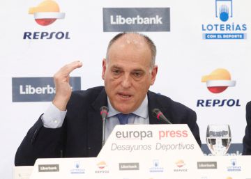 Javier Tebas: “Seguiremos trabajando para que se juegue un partido de Liga en Estados Unidos”