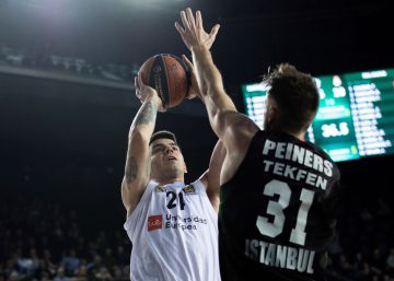 El Real Madrid gana con suspense al Darussafaka