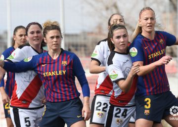 El entrenador del Barça denuncia un insulto racista a Andressa que el Rayo niega