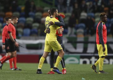 El Villarreal se libera y vence en Lisboa