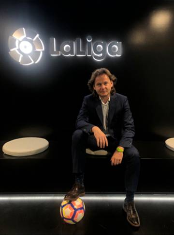 Iñaki Arbea, Coordinador de Integridad de LaLiga en sus oficinas centrales.