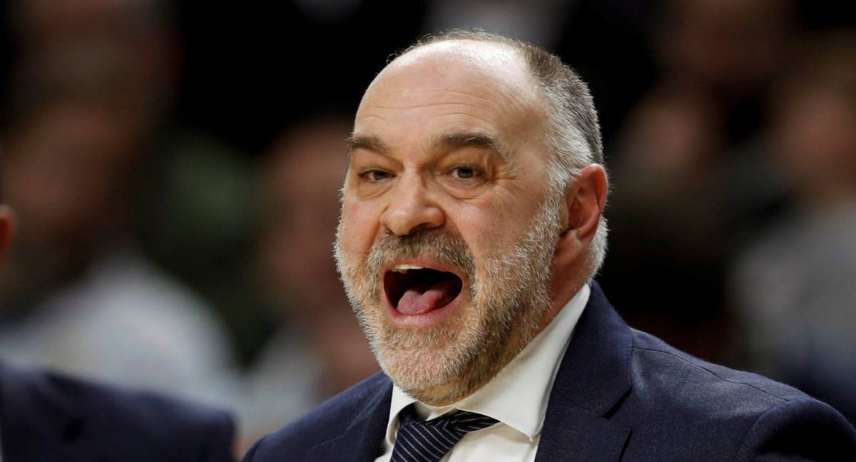 Pablo Laso, en la final de la Copa del Rey de baloncesto.