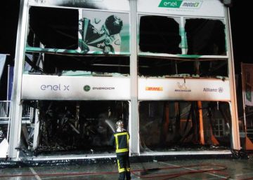 Un incendio en Jerez obliga a suspender el inicio del Mundial de MotoE
