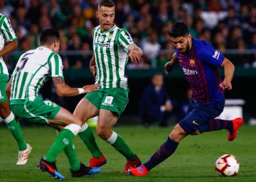 Suárez estará dos semanas de baja por un esguince de tobillo