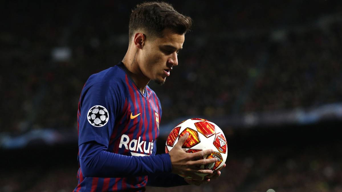 Coutinho, en un partido del Barça.
