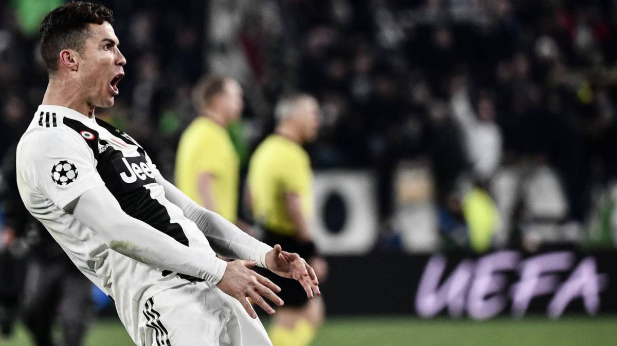 Cristiano Ronaldo en Turín.
