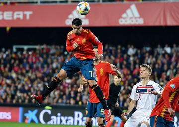Luis Enrique: “Ha sido el mejor partido de Morata”