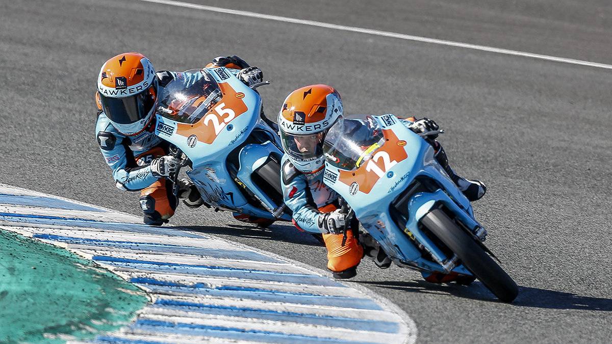 Competición infantil en el circuito de Jerez.