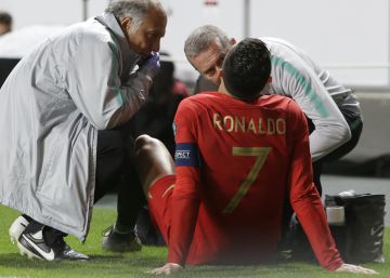 Cristiano se rompe contra Serbia y Portugal no pasa del empate