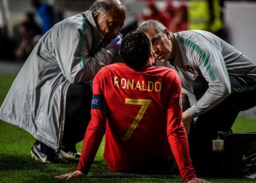 Cristiano sufre una lesión de ‘gravedad leve’ en los flexores del muslo derecho